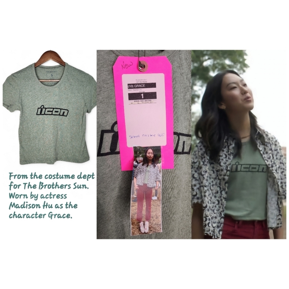 ICON Green Short Sleeve Tee Size S